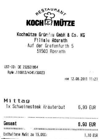 hkarl Hffner Kochmtze Restaurant